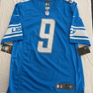 NFL Blue On-Field Football Jersey with NFL Shield